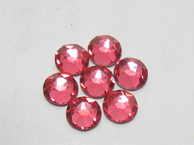 1 Gross 5ss INDIAN PINK FLATBACK European Rhinestones